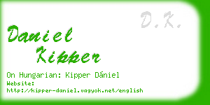 daniel kipper business card
